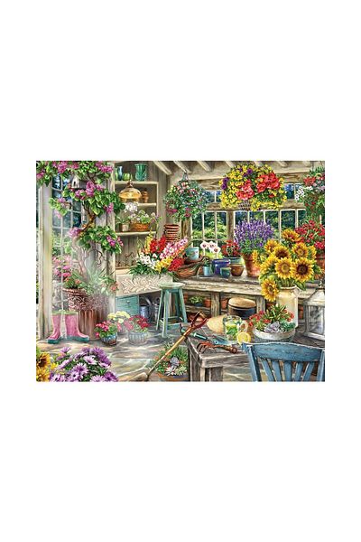 RAVENSBURGER Puzzle Ravensburger - Idyllic Garden, 2000 pieces