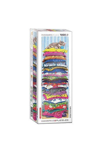 Eurographics Puzzle 1000 pieces panoramic Eurographics - Fluffy Kitty