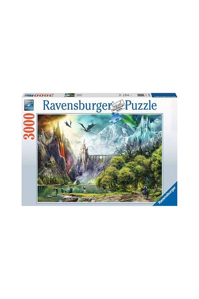 RAVENSBURGER Puzzle Ravensburger - Reign of Dragons, 3000 pieces