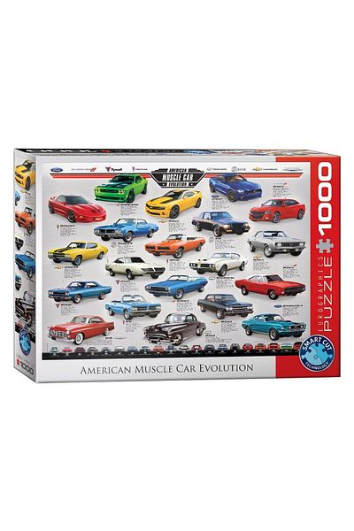 Eurographics Puzzle Eurographics - Muscle Car Evolution, 1000 pieces