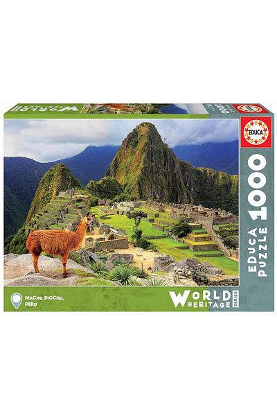 EDUCA Educa Puzzle - Machu Picchu, Peru, 1000 pieces, includes glue