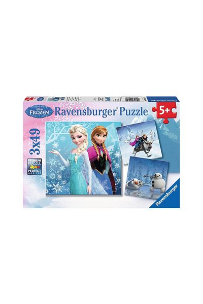 RAVENSBURGER Puzzle Ravensburger - Frozen, 3X49 Pieces