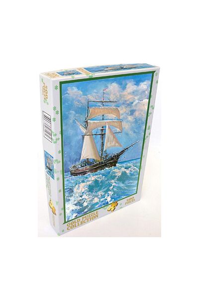 Gold Puzzle Puzzle Gold Puzzle - Sailboat in the Ocean, 500 piese