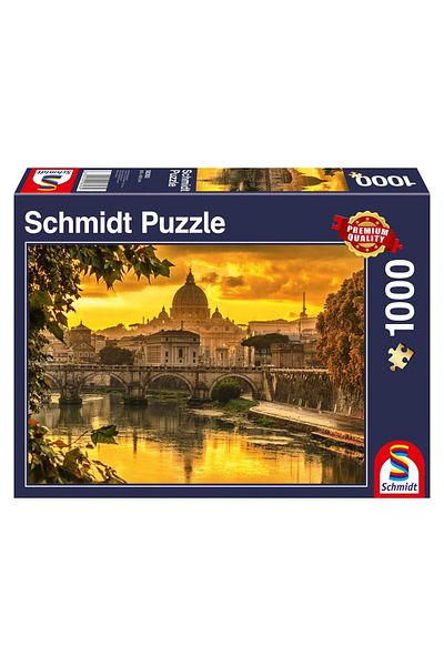 Schmidt Puzzle Schmidt - Golden Light Over Rome, 1000 pieces