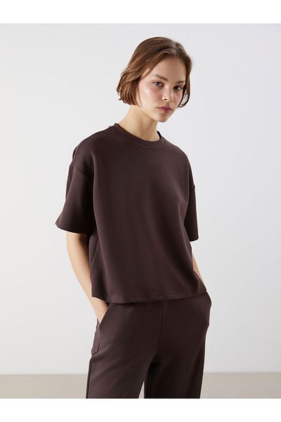 LC Waikiki Xside Crew Neck Oversize Women's T-Shirt