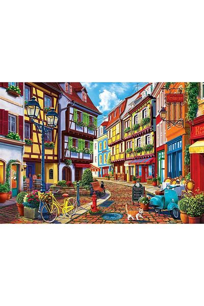 Anatolian Anatolian Puzzle - Marthy H. Segelbaum: Cobblestone Alley, 500 pieces