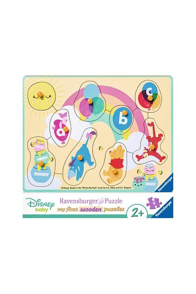 RAVENSBURGER Ravensburger wooden puzzle - Winnie, 9 pieces
