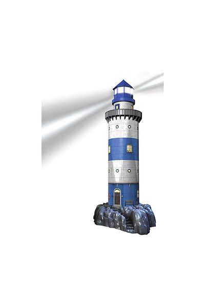 RAVENSBURGER Ravensburger 3D Puzzle - Lighthouse at Night, 216 pieces