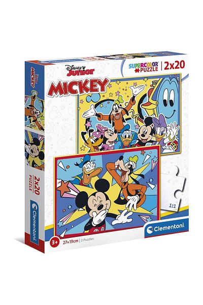 CLEMENTONI Puzzle 2x20 pieces Clementoni - Mickey and Friends