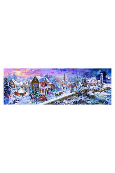 Eurographics Eurographics panoramic puzzle - Nicky Boehme: Holiday at the Seaside, 1000 pieces