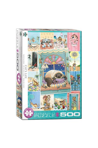 Eurographics Puzzle 500 pieces XXL - Gary Patterson: Cat's Life