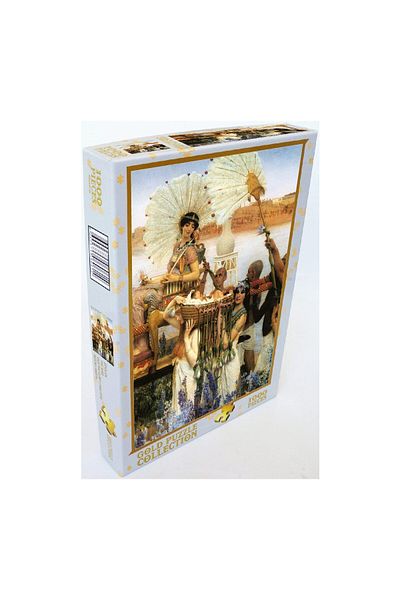 Gold Puzzle Puzzle Gold Puzzle - Sir Lawrence Alma-Tadema: The Finding of Moses, 1000 pieces