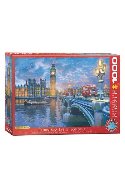 Eurographics Puzzle Eurographics - Dominic Davison: Christmas Eve in London, 1000 pieces