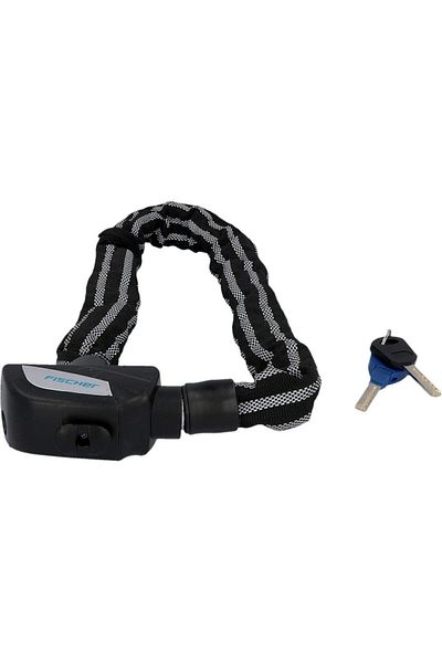 Fischer Antifurt bicicleta lant 80 cm, 8 mm, Fischer, cheie cu led