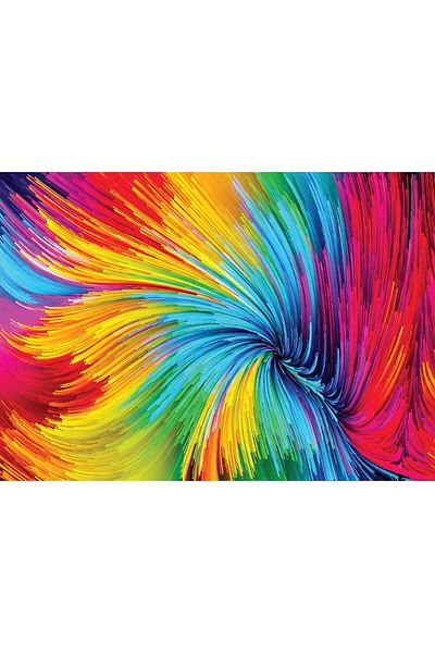 Enjoy Puzzle 1000 pieces Enjoy - Colorful Paint Swirl