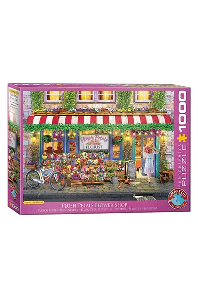 Eurographics Puzzle Eurographics - Plush Petals Florist P.Normand, 1000 pieces