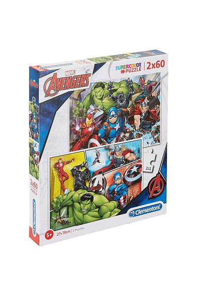 CLEMENTONI Puzzle 2x60 piese Clementoni - The Avengers
