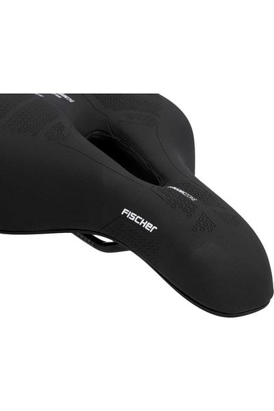 Fischer Bicycle Saddle, Trekking, Memory Foam, 27.5 X 16 X 8 Cm, , Black