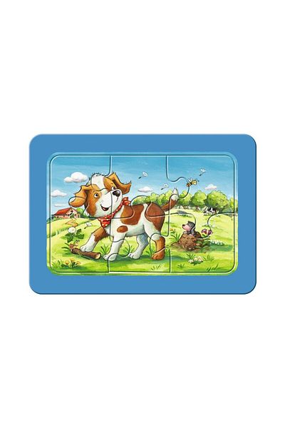 RAVENSBURGER Nfmax Çer Puzzle, Animal Friends, 3X6 Pieces Fshnf 1051353