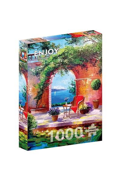 Enjoy Puzzle 1000 pieces ENJOY - Sea View Through the Arch