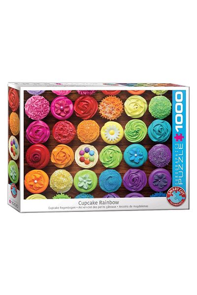 Eurographics Puzzle 1000 pieces - Cupcake Rainbow