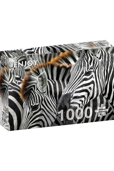 Enjoy Puzzle 1000 pieces ENJOY - Zebras
