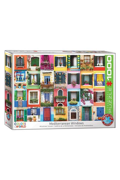 Eurographics Puzzle Eurographics - Mediterranean Windows, 1000 pieces