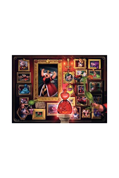 RAVENSBURGER Puzzle Ravensburger - Disney Villainous, Queen of Hearts, 1000 pieces