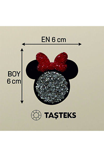 Taşteks TAŞLI Ütülenebilen veya Sticker Olarak Kullanılabilen 'Mickey' Modeli