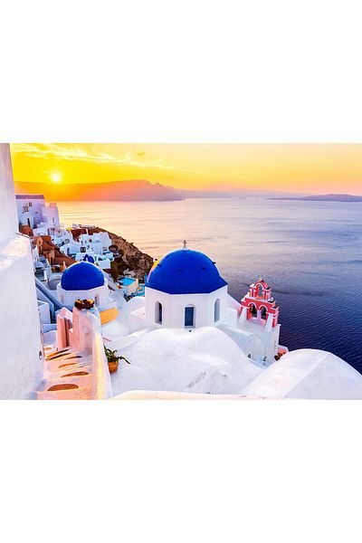 Enjoy Puzzle 1000 pieces Enjoy - Sunrise over Santorini, Greece