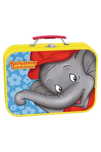 Schmidt Schmidt Puzzle - Benjamin, the Elephant, 2x26 + 2x48 pieces, metal box