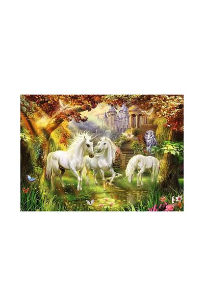 RAVENSBURGER Puzzle Ravensburger - Unicorns in the Forest, 1000 pieces