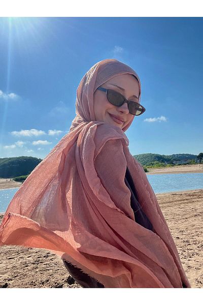 OX-RA Aura Pink Comfort Shawl
