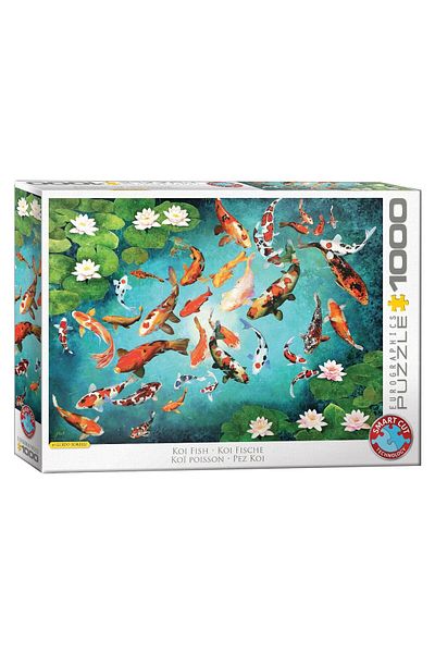 Eurographics Puzzle 1000 piese Eurographics - Colorful Koi