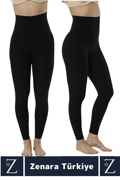 Zenara Daily Wear No Show Anti-Slip Body Tightening Slimming Rebound Laser Cut High Waist Leggings Corset