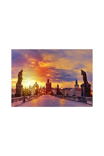 Enjoy Puzzle 1000 pieces Enjoy - Charles Bridge at Sunset, Prague