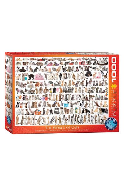 Eurographics Puzzle Eurographics - The World of Cats, 1000 pieces