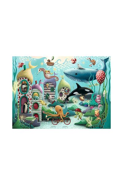 RAVENSBURGER Ravensburger Puzzle - Underwater Animals, 100 pieces XXL