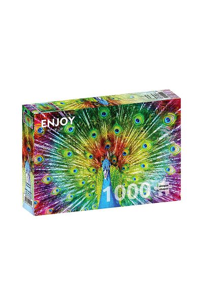 Enjoy Puzzle 1000 pieces Enjoy - Colorful Peacock