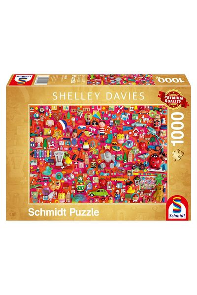Schmidt Schmidt - Shelley Davies Puzzle: Vintage Toys, 1000 pieces
