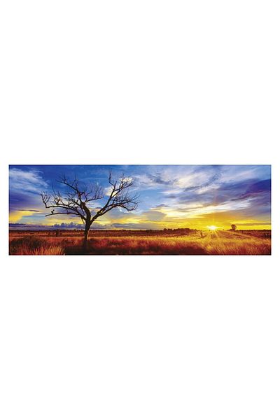 Schmidt Schmidt panoramic puzzle - Oak Desert in the sunset, 1000 pieces