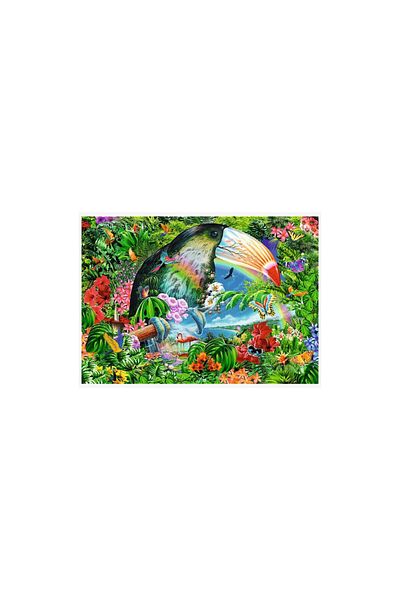 Trefl Puzzle 1000 pieces - Spiral Puzzles - Tropical Animals