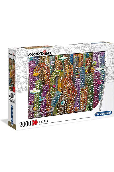 CLEMENTONI Puzzle Clementoni - Guillermo Mordillo: Puzzle The Jungle, 2000 pieces