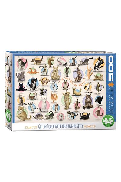 Eurographics Eurographics Puzzle - Yoga Kittens, 300 pieces XXL