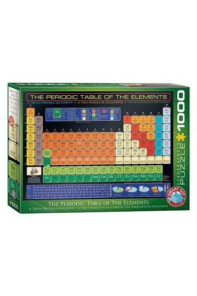 Eurographics Puzzle Eurographics - The Periodic Table of the Elements, 1000 pieces