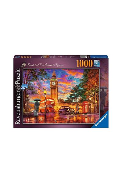 RAVENSBURGER Ravensburger 1000 piece puzzle - Sunset in Parliament Square