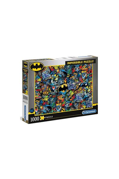 CLEMENTONI 39575 , Impossible - Batman, 1000 Parça Puzzle