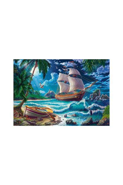 Castorland Puzzle 1500 pieces Castorland - First Night on New Land