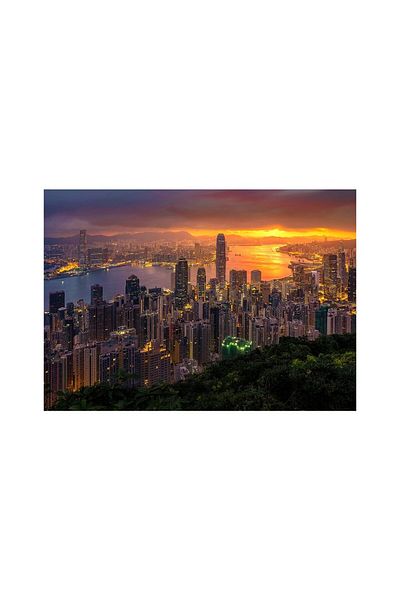Enjoy Puzzle 1000 pieces Enjoy - Hong Kong at Sunrise