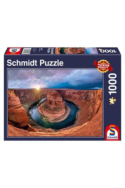 Schmidt Puzzle Schmidt - Glen Canyon, Horseshoe Bend On The Colorado River, 1000 pieces